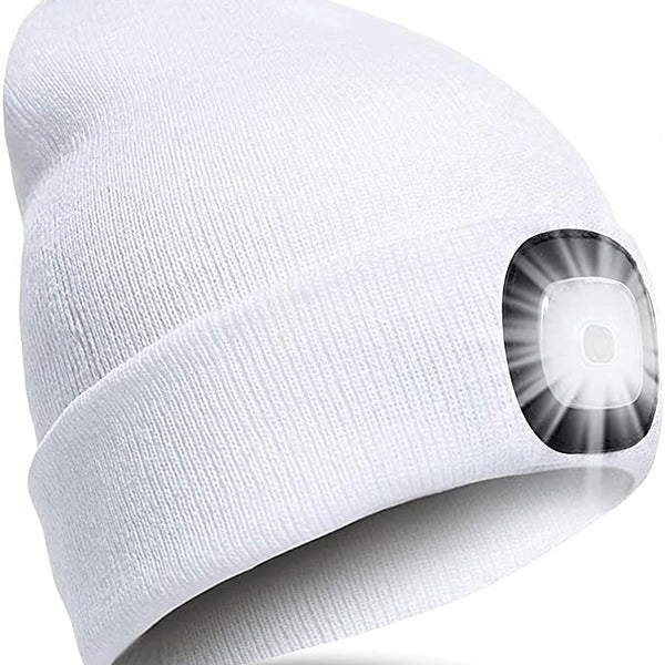 LED Mütze – Warme Wintermütze mit integriertem LED-Licht