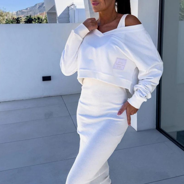 Amary | Vielseitiges Set aus Pullover und Kleid