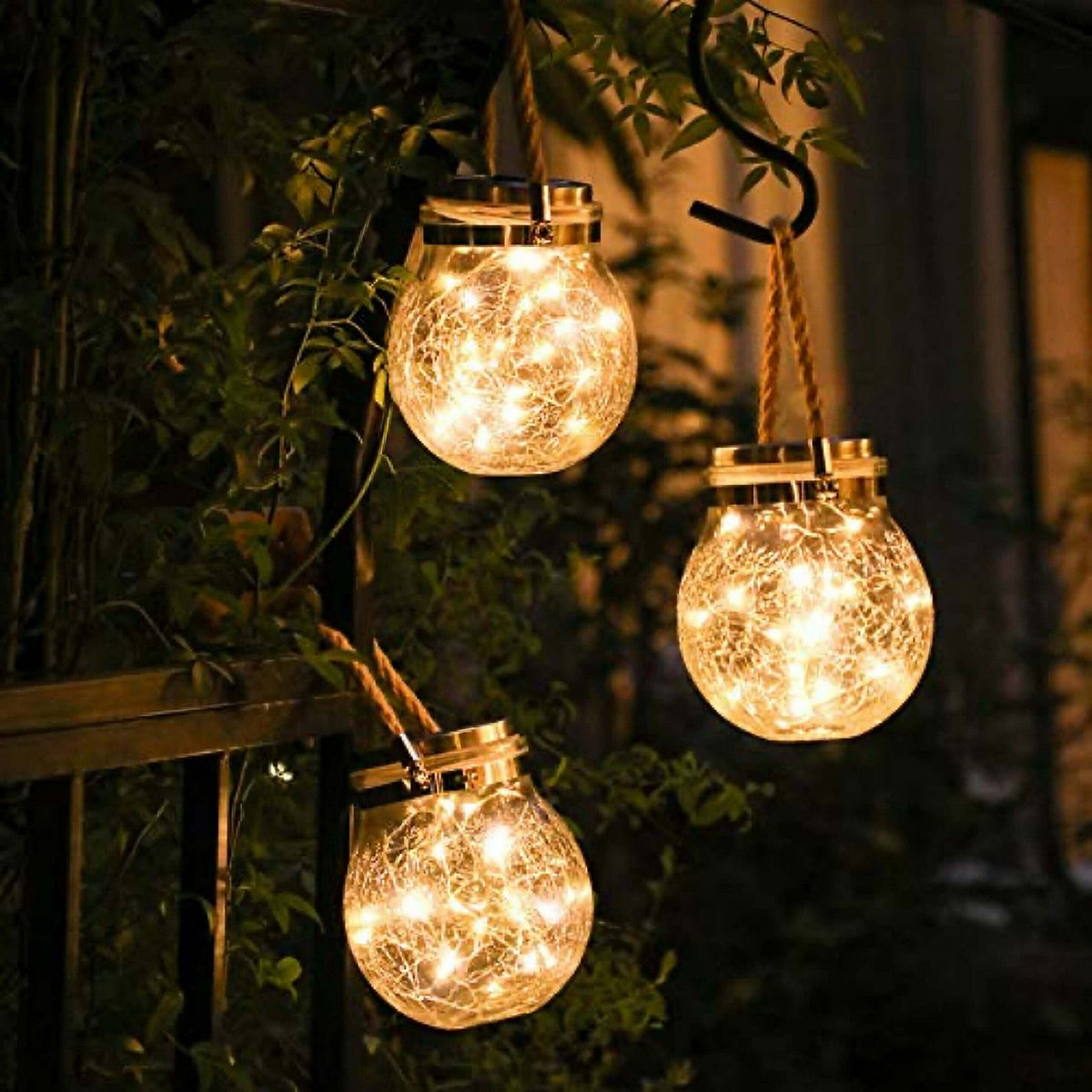 GlowCrest - Solarglas-Licht
